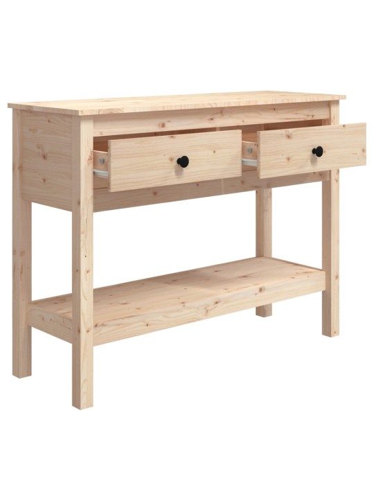 Konsoles galdiņš, 100x35x75 cm, priedes masīvkoks