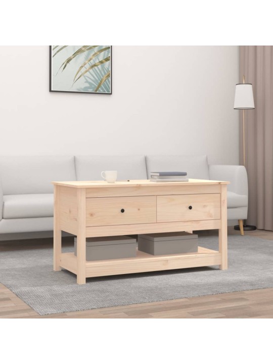 Kafijas galdiņš, 102x49x55 cm, priedes masīvkoks