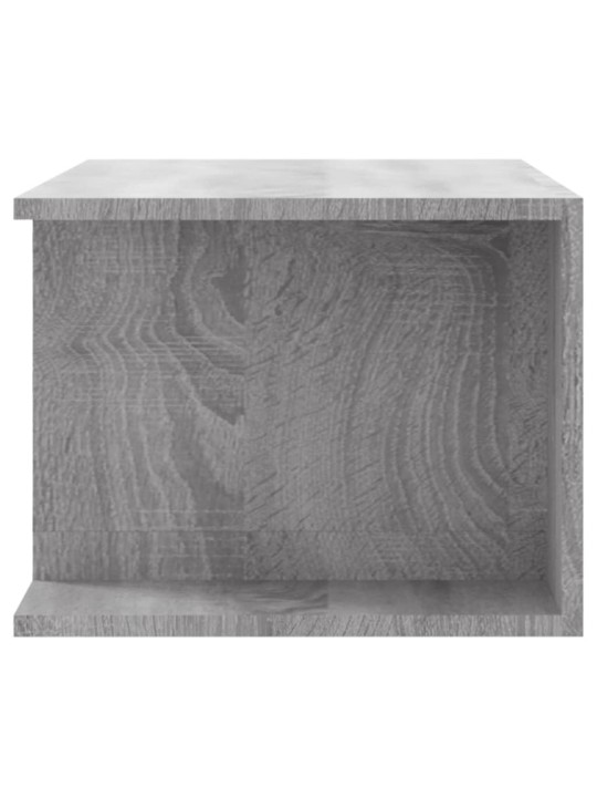 Tv galdiņš ar led apgaismojumu, pelēks, 90x39x30 cm