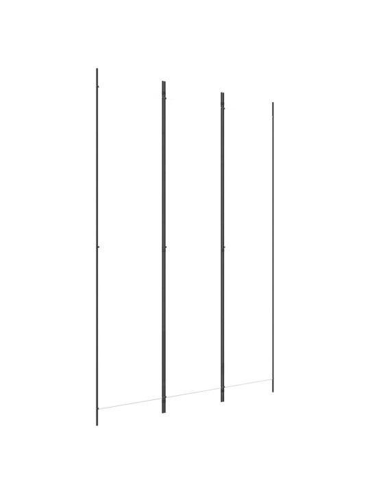 3-paneļu istabas aizslietnis, 150x220 cm, balts audums