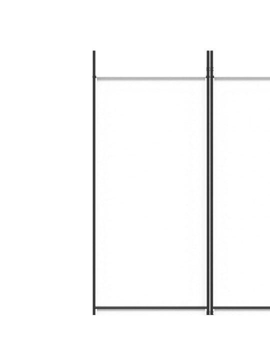 3-paneļu istabas aizslietnis, 150x220 cm, balts audums