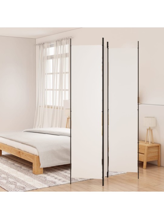 3-paneļu istabas aizslietnis, 150x220 cm, balts audums