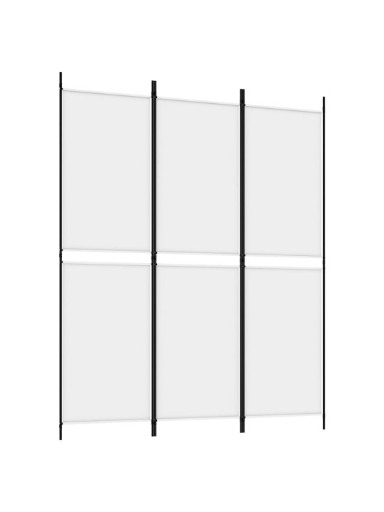 3-paneļu istabas aizslietnis, 150x180 cm, balts audums