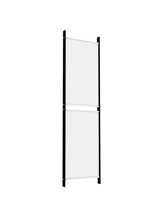 4-paneļu istabas aizslietnis, 200x180 cm, balts audums