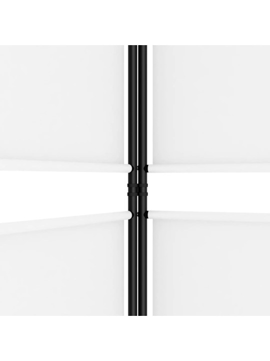 5 paneļu istabas aizslietnis, 250x180 cm, balts audums