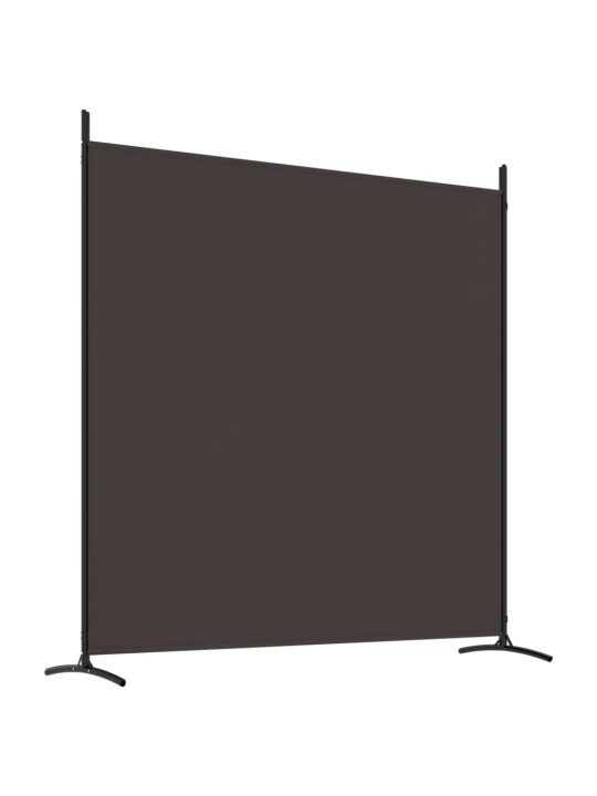 3-paneļu istabas aizslietnis, 525x180 cm, brūns audums