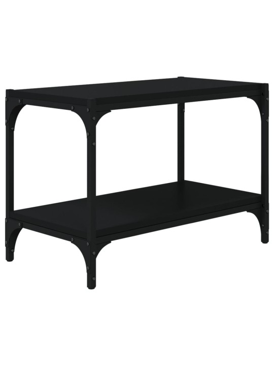 Tv galdiņš, melns, 60x33x41 cm, inženierijas koks