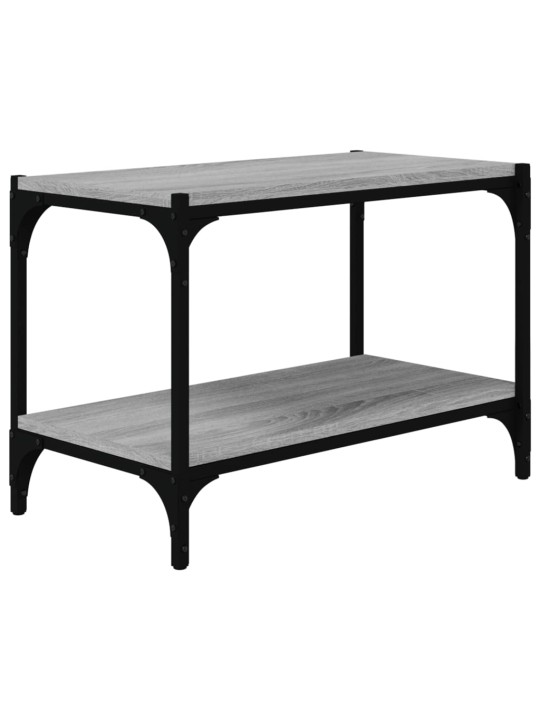 Tv galdiņš, pelēka ozola krāsa, 60x33x41 cm, inženierijas koks