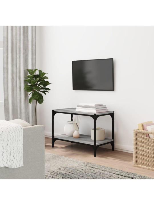 Tv galdiņš, pelēka ozola krāsa, 60x33x41 cm, inženierijas koks
