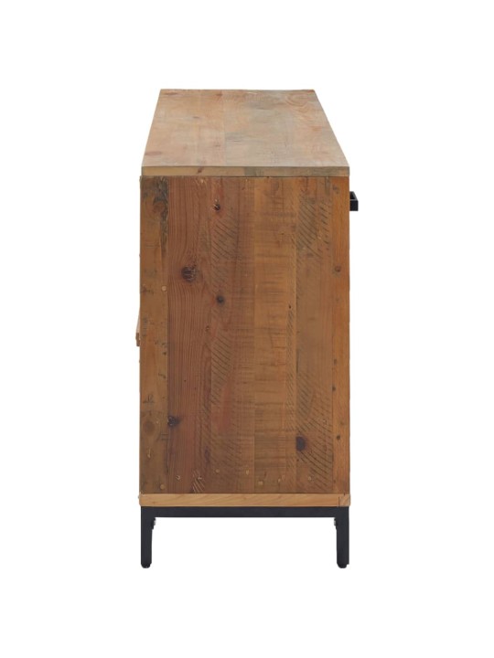 Kumode, brūna, 110x35x70 cm, priedes masīvkoks