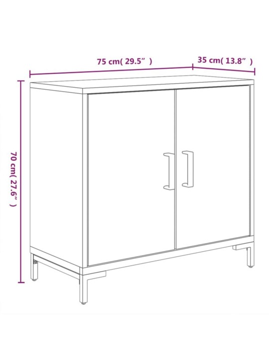 Kumode, 75x35x70 cm, priedes masīvkoks