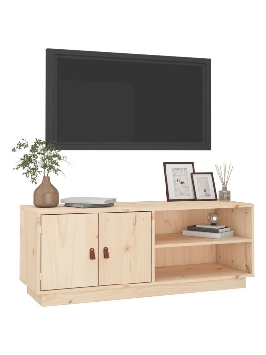 Tv skapītis, 105x34x40 cm, priedes masīvkoks