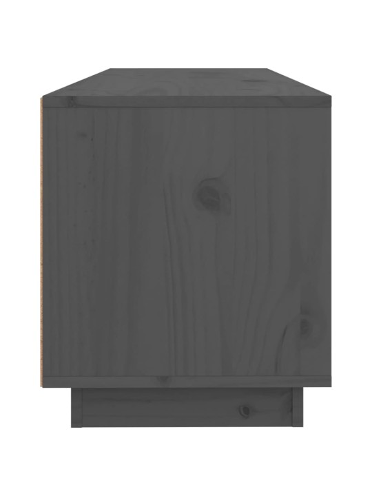 Tv skapītis, pelēks, 100x34x40 cm, priedes masīvkoks