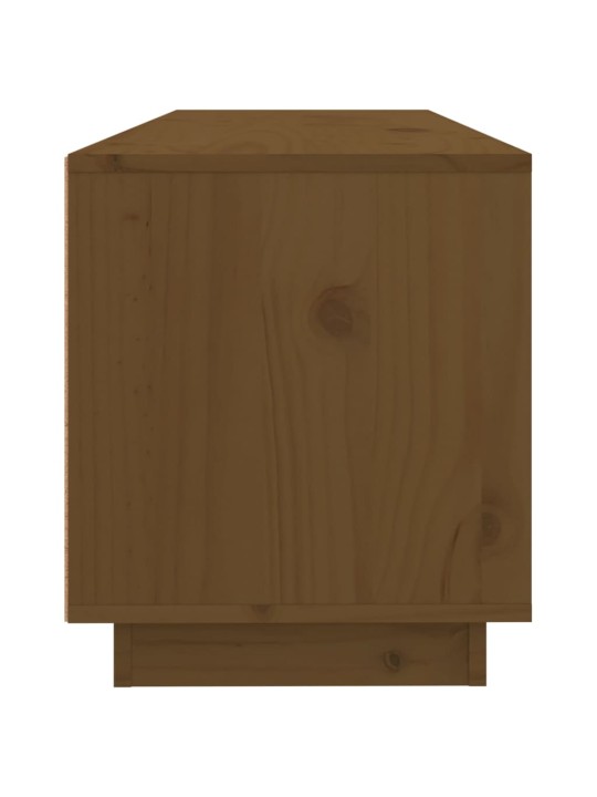 Tv skapītis, medus brūns, 100x34x40 cm, priedes masīvkoks
