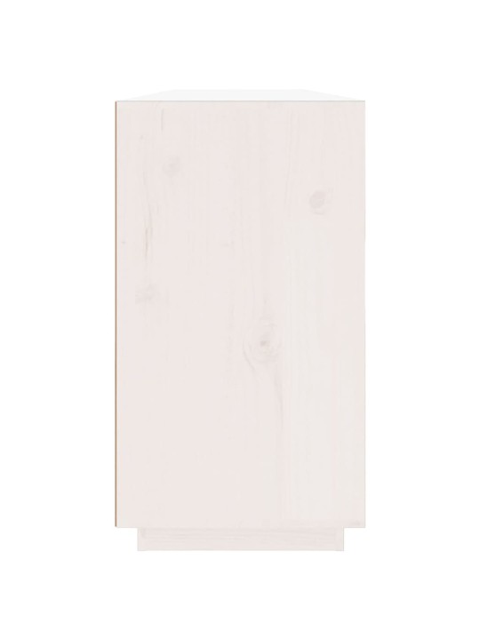 Kumode, balta, 100x40x75 cm, priedes masīvkoks