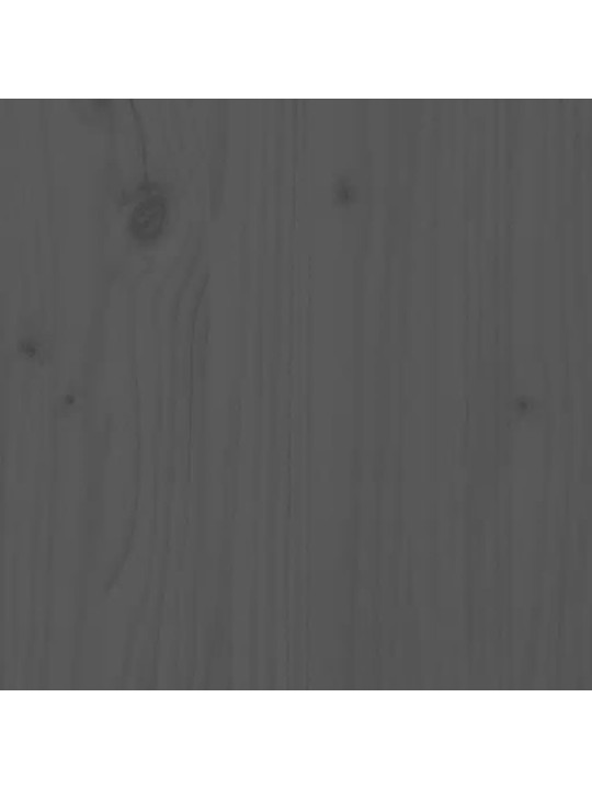 Kumode, pelēka, 100x40x75 cm, priedes masīvkoks