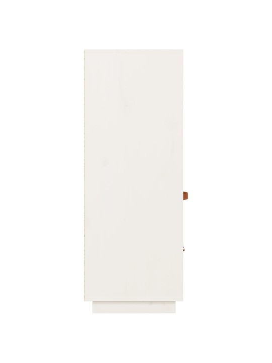 Augstais skapītis, balts, 67x40x108,5 cm, priedes masīvkoks