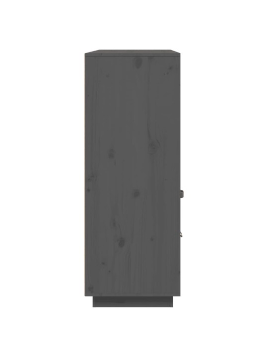 Augstais skapītis, pelēks, 100x40x108,5 cm, priedes masīvkoks