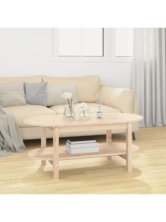 Kafijas galdiņš, 110x55x45 cm, priedes masīvkoks