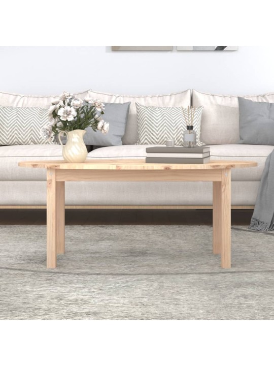 Kafijas galdiņš, 110x55x45 cm, priedes masīvkoks