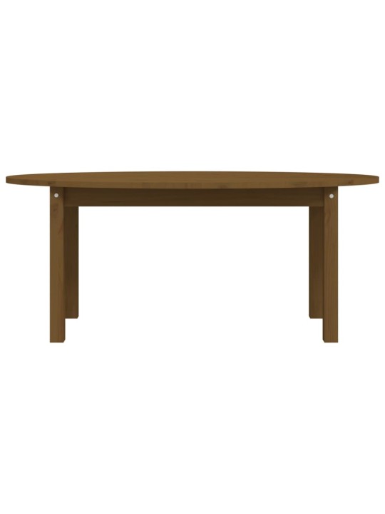 Kafijas galdiņš, medus brūns, 110x55x45 cm, priedes masīvkoks