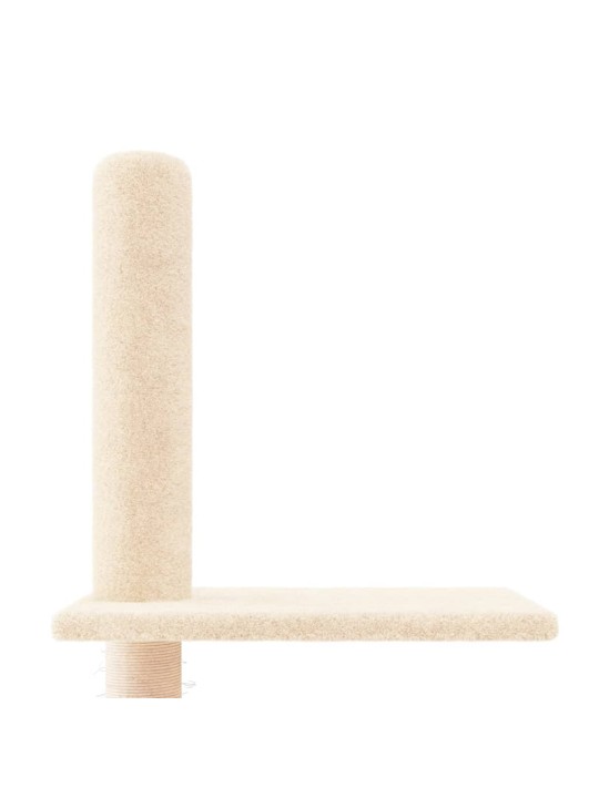 Kaķu māja līdz griestiem, krēmkrāsas, 250,5-276,5 cm