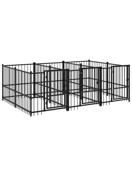 Suņu voljērs, 5,63 m², tērauds