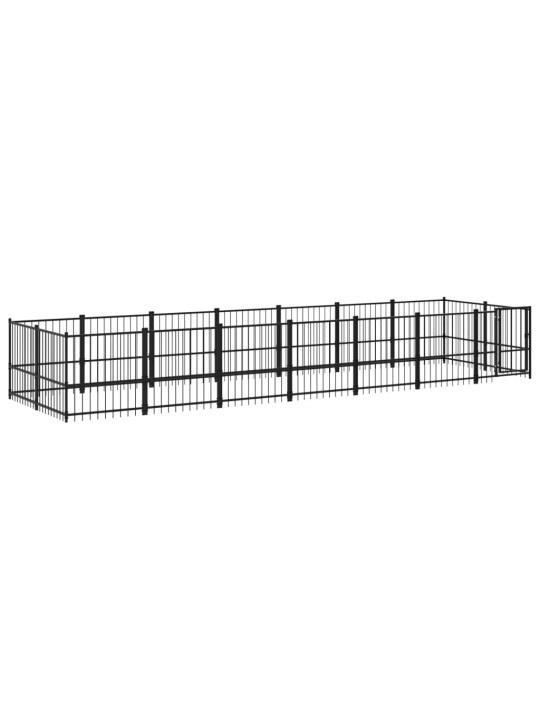 Suņu voljērs, 13,14 m², tērauds