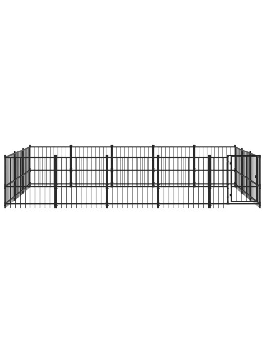 Suņu voljērs, 14,11 m², tērauds