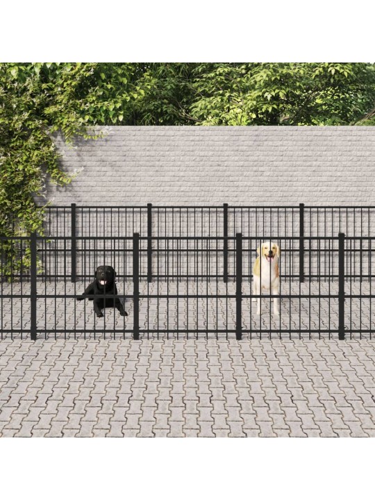 Suņu voljērs, 22,58 m², tērauds