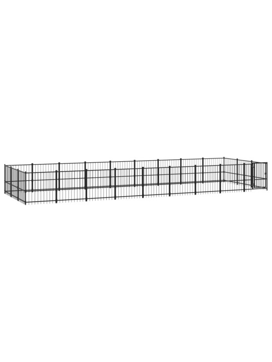 Suņu voljērs, 25,4 m², tērauds