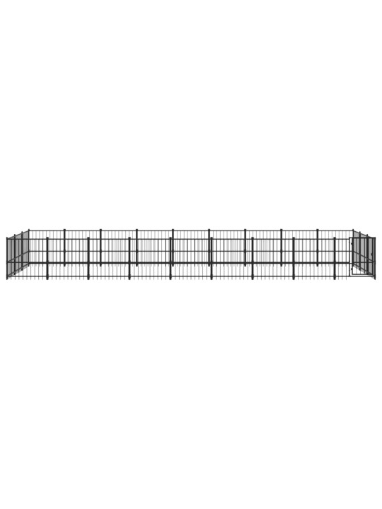 Suņu voljērs, 25,4 m², tērauds