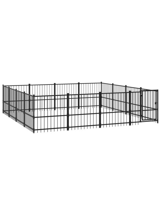 Suņu voljērs, 15,05 m², tērauds