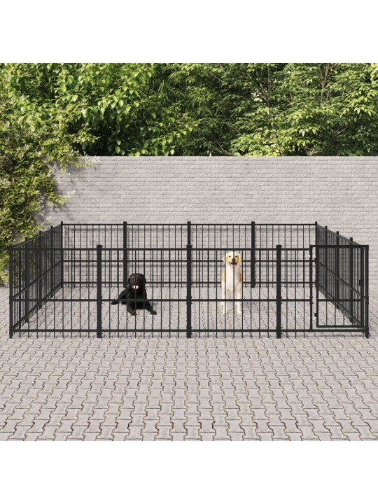 Suņu voljērs, 15,05 m², tērauds