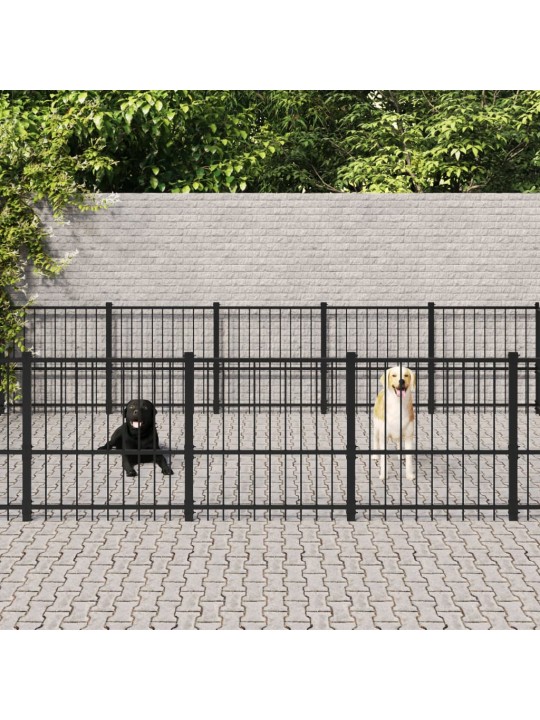 Suņu voljērs, 26,35 m², tērauds