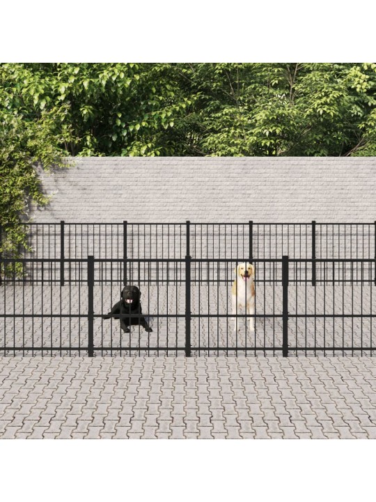 Suņu voljērs, 28,23 m², tērauds