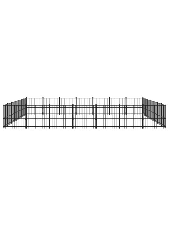 Suņu voljērs, 46,1 m², tērauds