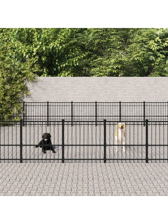 Suņu voljērs, 46,1 m², tērauds