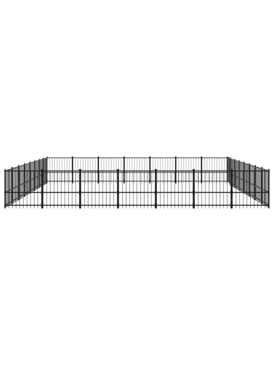 Suņu voljērs, 52,69 m², tērauds