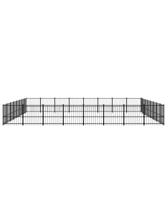 Suņu voljērs, 60,22 m², tērauds