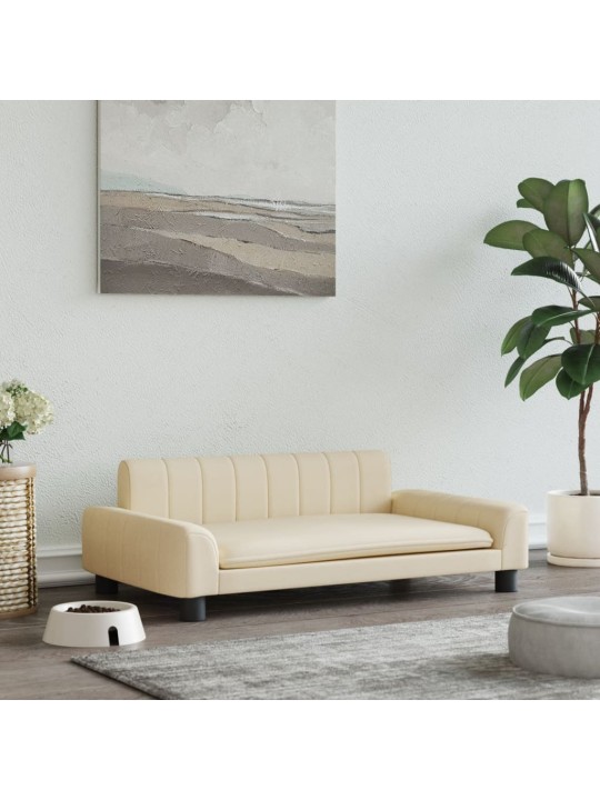 Gulta suņiem, bēša, 90x53x30 cm, audums