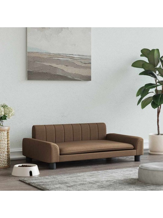 Gulta suņiem, brūna, 90x53x30 cm, audums