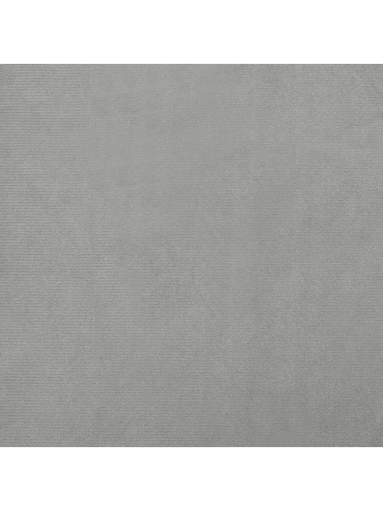 Gulta suņiem, gaiši pelēka, 50x40x26,5 cm, samts