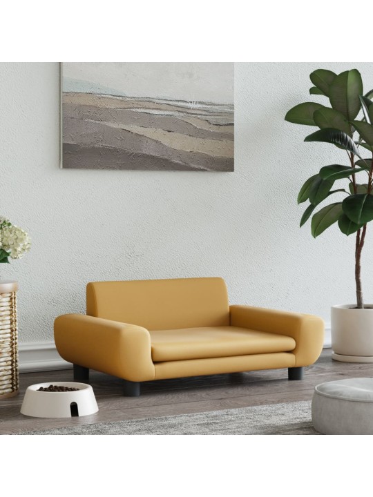 Gulta suņiem, brūna, 70x45x33 cm, samts