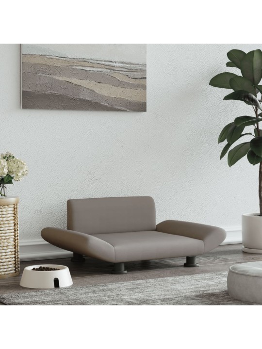 Gulta suņiem, pelēkbrūna, 70x45x28 cm, audums
