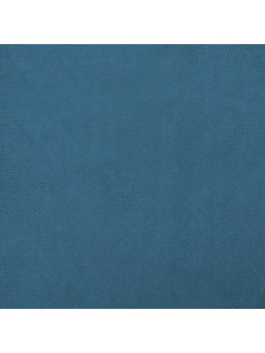 Suņa gulta ar pagarinājumu, zila, 100x50x30 cm, samts