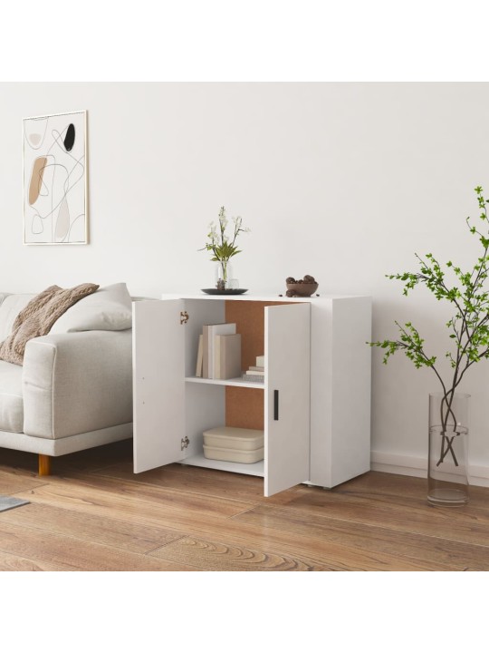 Kumode, balta, 80x33x70 cm, inženierijas koks