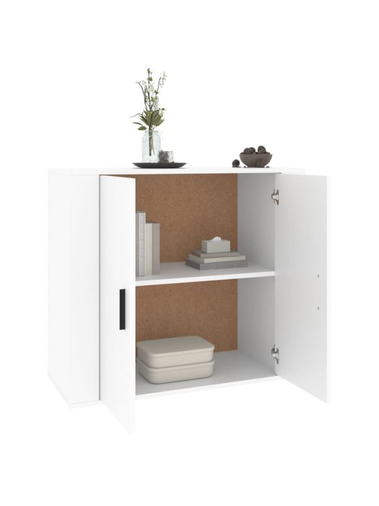 Kumode, balta, 80x33x70 cm, inženierijas koks