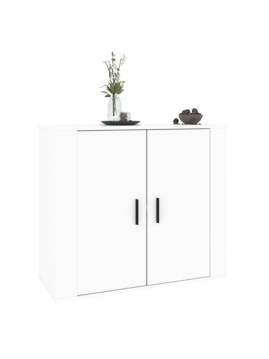 Kumode, balta, 80x33x70 cm, inženierijas koks