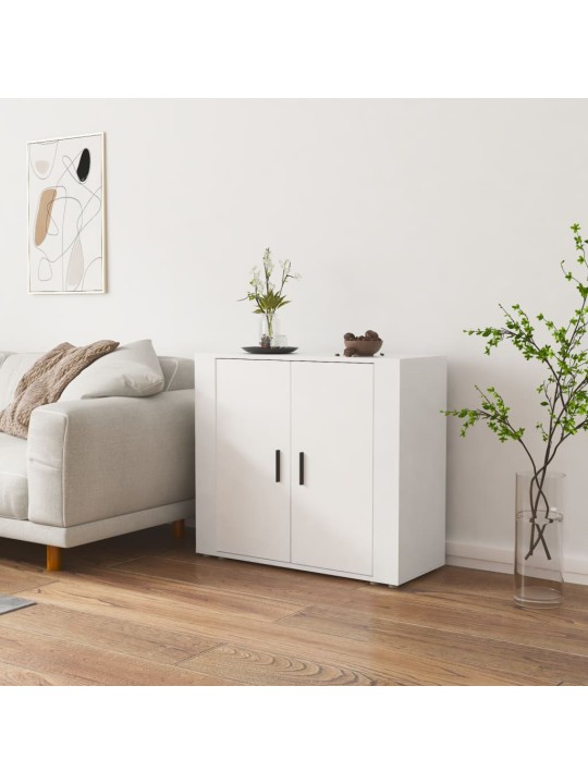 Kumode, balta, 80x33x70 cm, inženierijas koks